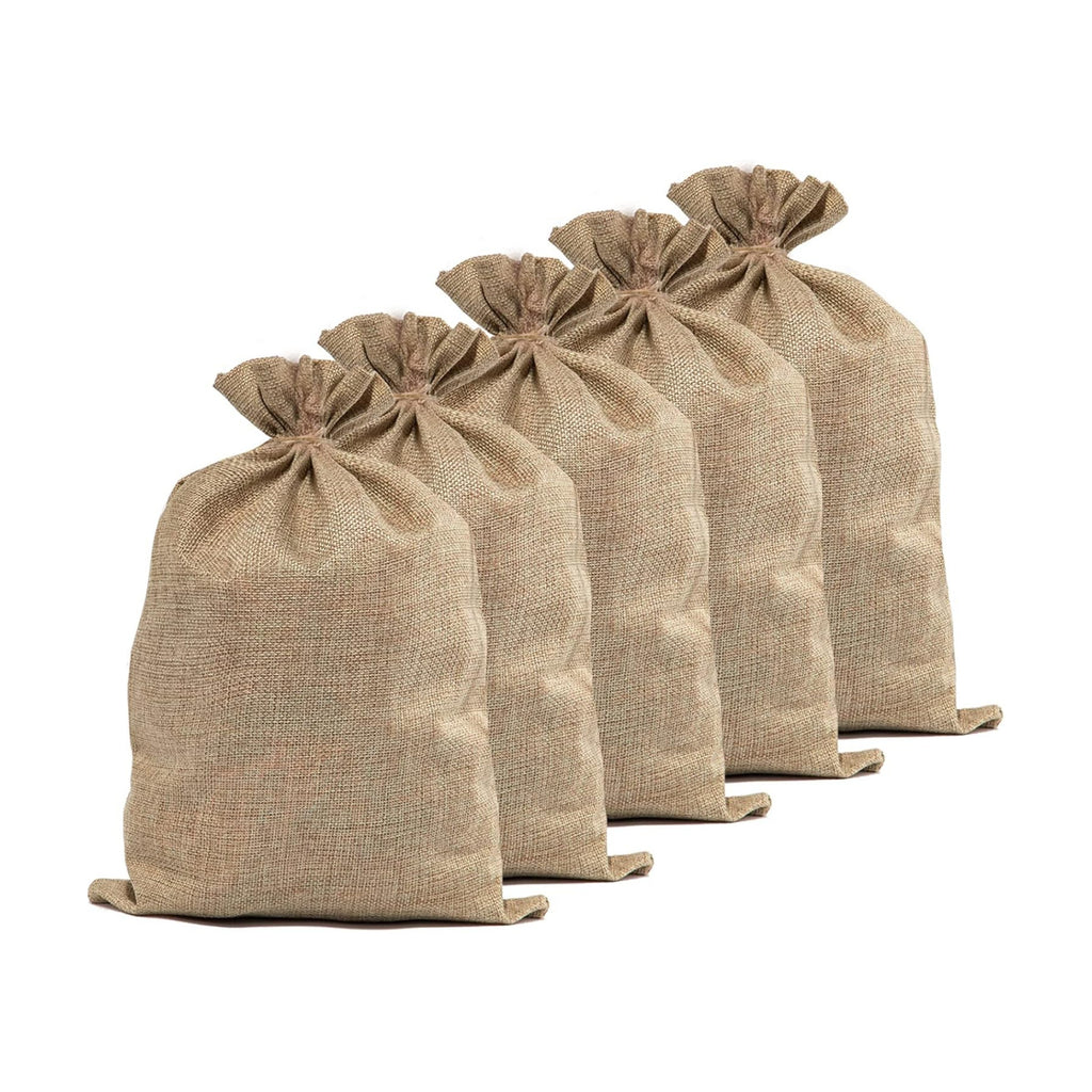 5PCS Large Burlap Bags 20x30 for Gardening Planting Food Storage