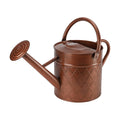 1.75 Gallon Outdoor Metal Watering Can for Garden Plants,Copper Color Watering Can with Removable Spray Spout, Ideal