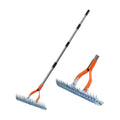 Thatch Rake for Lawn with Adjustable Handle Heavy Duty Steel Lawn Rake