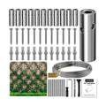 Wire Trellis Kit, 12-Set 1/8” Cylindrical Kit with 53ft Cable | T316 Marine Grade Stainless Steel, Wire Trellis System