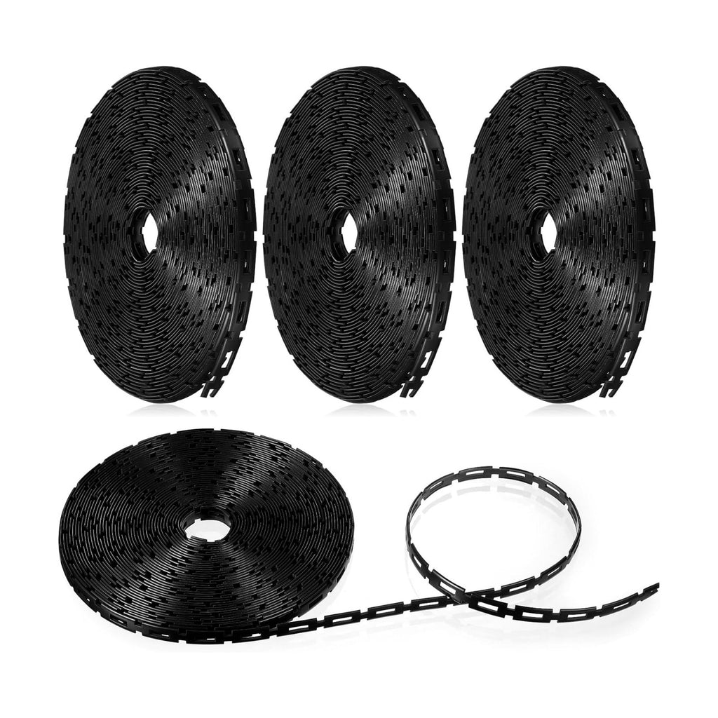 Wesiti 200 ft Plastic Chain Lock Tree Tie 1/2 Inch Wide Adjustable Tree Support Straps Plant String Swing Strap