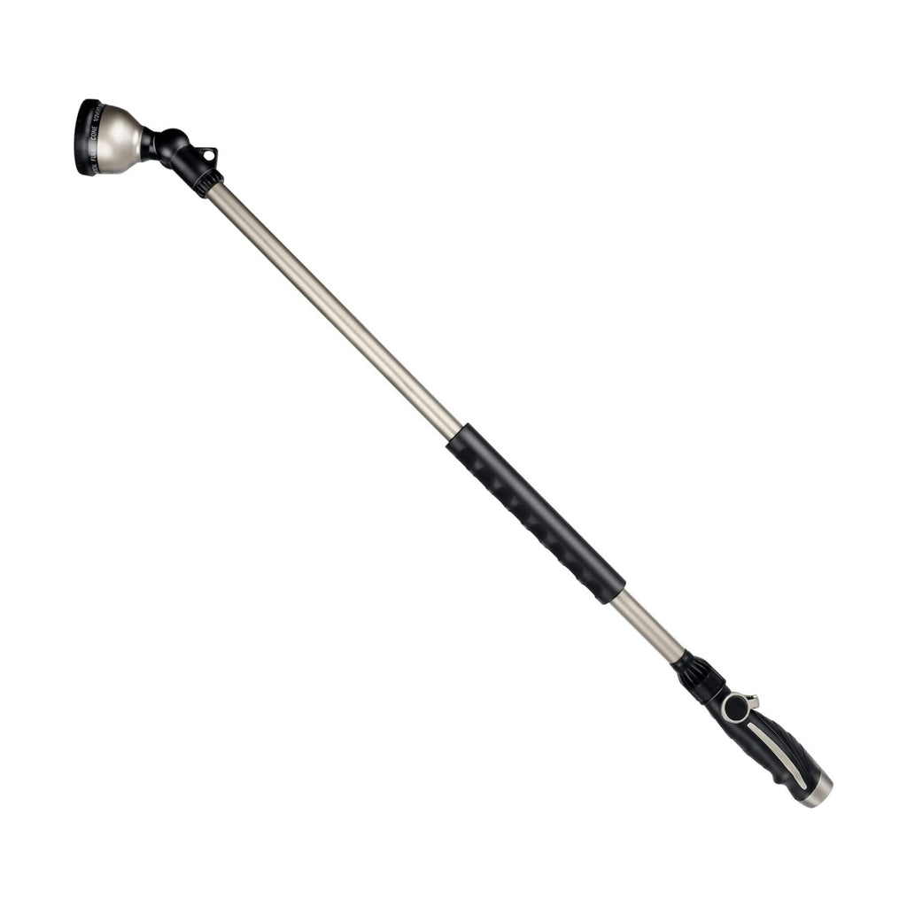 RESTMO 36” Watering Wand for Garden Hose, Heavy Duty Hose Nozzle Sprayer | 180° Swivel Head, 10 Spray Patterns, 3ft
