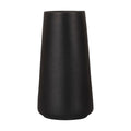 Ceramic Black Vase, Simple Vases for Lavender Pampas Grass Dried Flowers Plants, Frosted Elegant Vase for Modern Table Shelf Wedding Home Decor (Large)