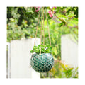 Ceramic Hanging Planter Mosaic Hanging Flower Pot | Small Plant Pot for Indoor Plant Disco Ball Planter with Drainage