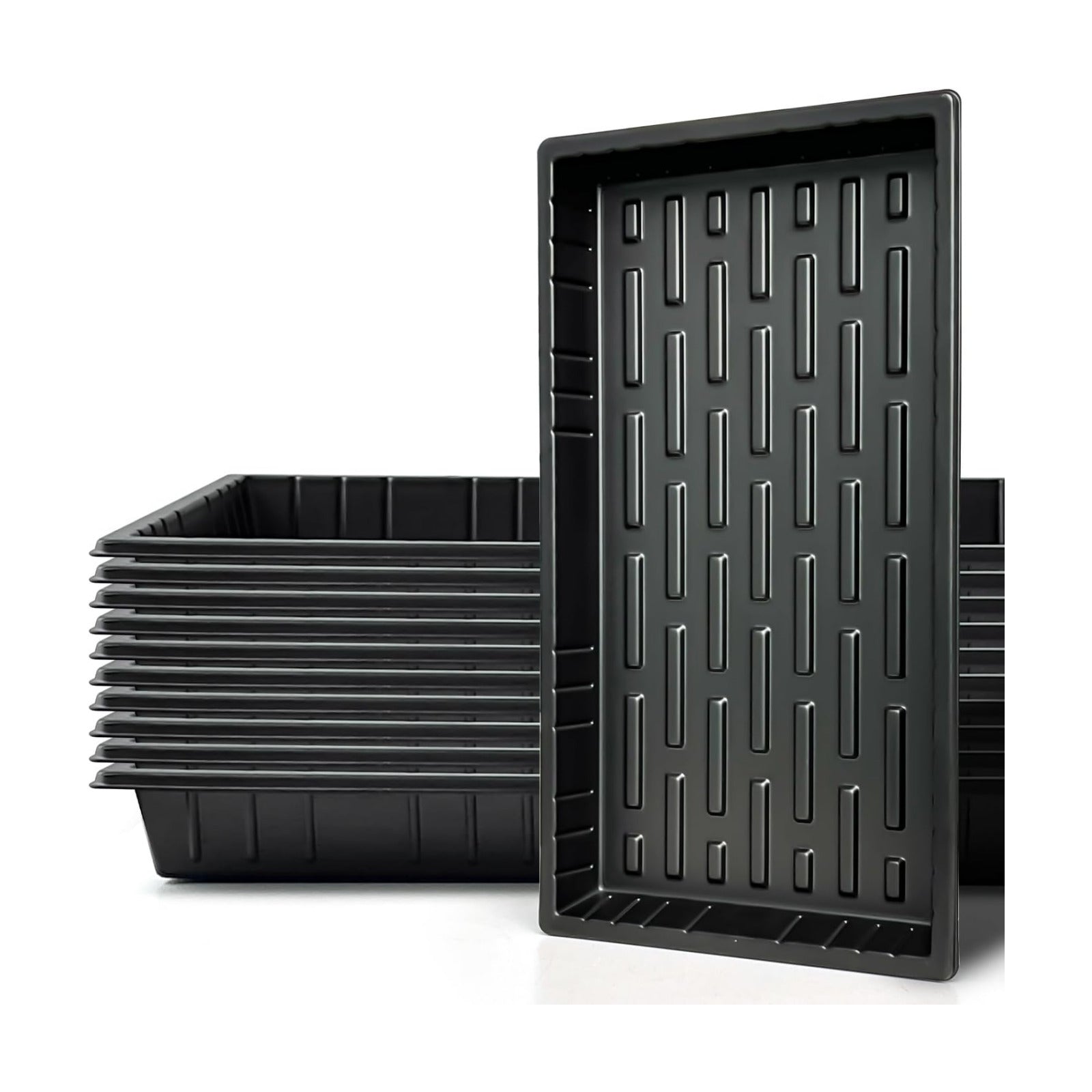 RooTrimmer Growing Trays, 1020 Plant Nursery Trays Heavy Duty Seed Starter Flat Seedling Tray for 72/128 Cell Plug Tray