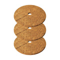 Deepthi 24-Inch Coco Coir Mulch Mats – Pack of 3 Natural Coconut Fiber Discs – Tree Ring Guards, Pot Covers, Sapling
