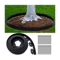 Landscape Edging 33FT, 4IN Tall Garden Edging Borders with 50pcs Stakes | Plastic Lawn Edging Kit, Tool-Free Flexible