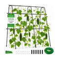 OTOSUNNY Cucumber Trellis for Raised Garden Beds, 5.3x5.3ft Garden Arch Trellis for Outdoor Climbing Plants, 0.55"