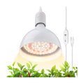 Barrina Hanging Grow Light Bulbs for Indoor Plant, 25W Full Spectrum, Timer | 4H/9H/14H, Hanging Grow Light Bulbs for
