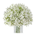Sukh 10 Babys Breath Artificial Flowers - White Fake Gypsophila for Wedding