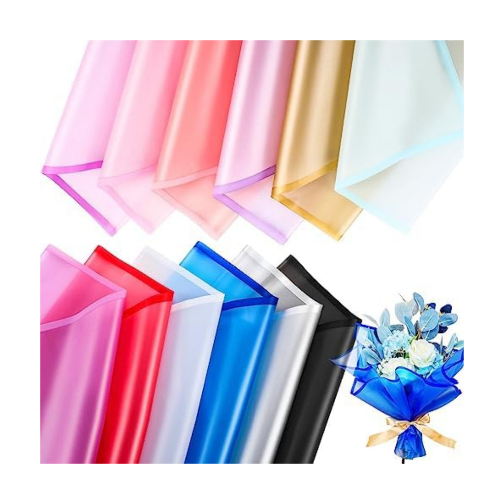 Ctosree 240Sheets Flower Wrapping Paper,Waterproof Korean Bouquet Wrap 23in