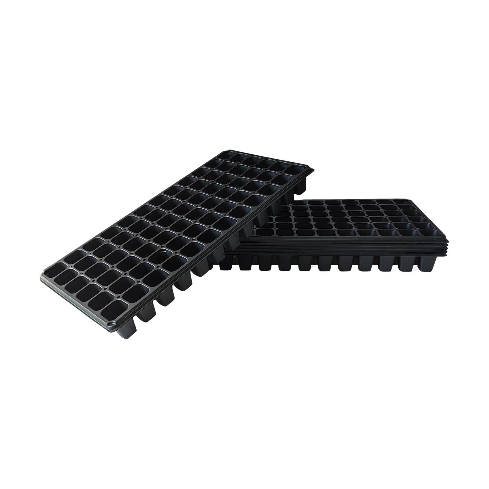 RooTrimmer Deep 72 Cell Seedling Trays, Thick Durable 72 Cell Plug Tray Big Cell Seed Trays for 1020 Flat Trays