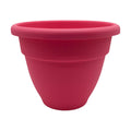 The HC Companies Caribbean Planter Pot - Outdoor & Indoor Plant Pot with Drainage Hole & Plug - Rolled Rim Plastic Pots