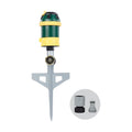 Melnor 65161AMZ Turbo Drive Rotary Sprinkler, Waters Up to 70 Ft. Diameter, 6 Spray Patterns, Adjustable 30° to 360°