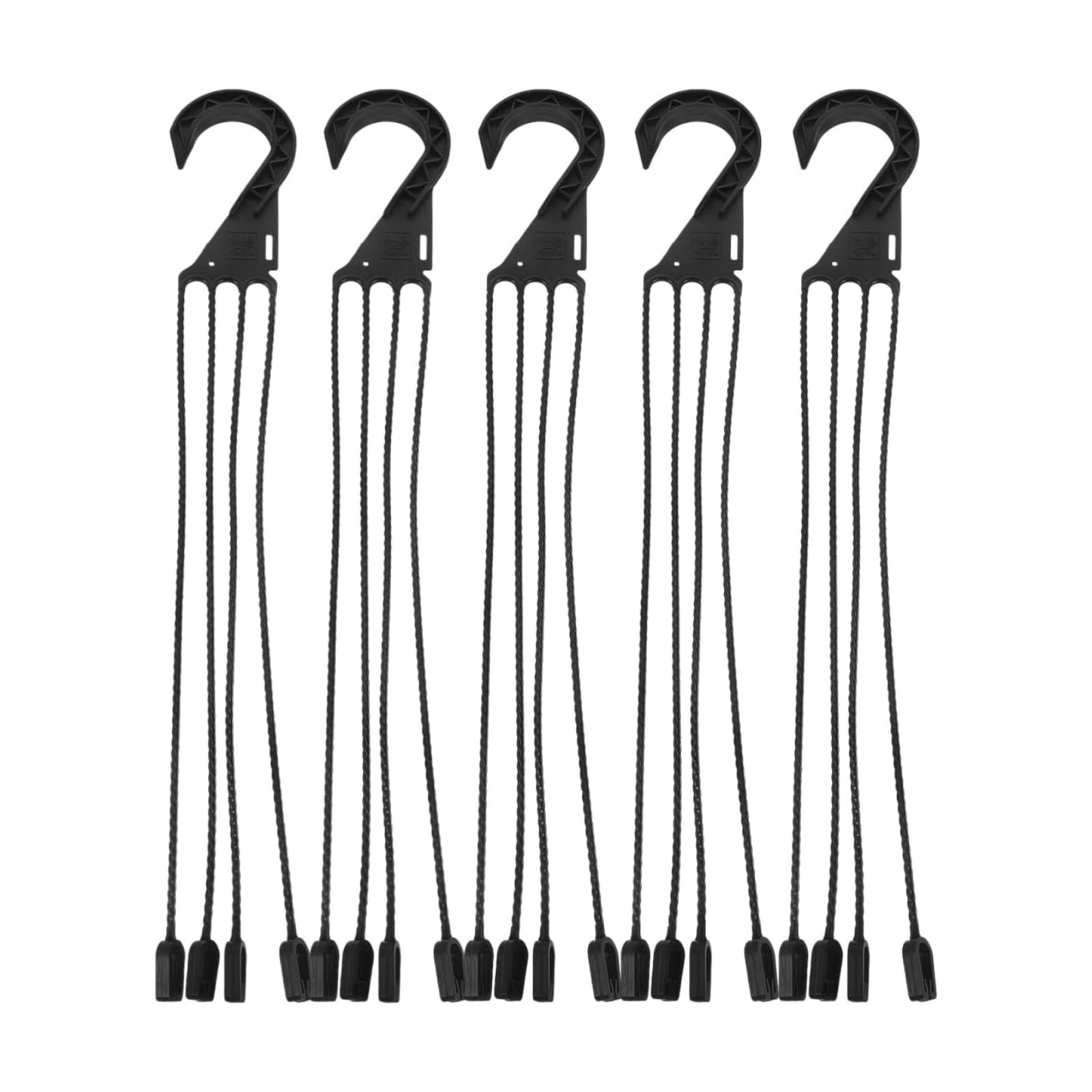 Healeved 5Pcs Plastic Plant Hangers Hanging Basket Hooks, 4 Prong Plant Pot Hangers for Balcony, Garden, Porch, and