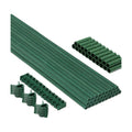 MAXPACE 93pcs Garden Stakes Kit: Includes 30 Sets of Fiberglass Plant Sticks Supports & Accessories for DIY 4ft, 5ft