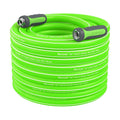 Heavy Duty Garden Hose 55 ft, Hybrid Polymer Water Hose | Flexible, Leak-Free, Lightweight, 5/8 ID, 600 PSI, 3/4 GHT