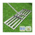 Lawn Leveling Rake 45" 6.5ft Lawn Leveler Ground Full Stainless Steel Leveling Landscape Rake Topdressing Spreader