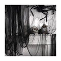 410 x 80 in Halloween Creepy Cloth for Yard and Outdoor Decorations,Black