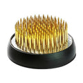 Brass Pin Floral Frog Ikebana Kenzan Flower Arranger Holder with Lead Base Rubber (1.97inch/50mm)