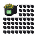 90-Pack 7 Gallon Grow Bags Garden Plant Grow Bag Aeration Fabric Pots with Handles Nonwoven Plant Bag Cloth Pots