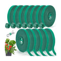 12 Rolls Plant Tape, Twist Ties for Plants 1/2" 394ft Garden Plant Ties, Green Tape, Soft and Tomato Plant Ties, Plant