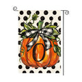 AVOIN colorlife Fall Monogram Letter O Garden Flag 12x18 Inch for Outside