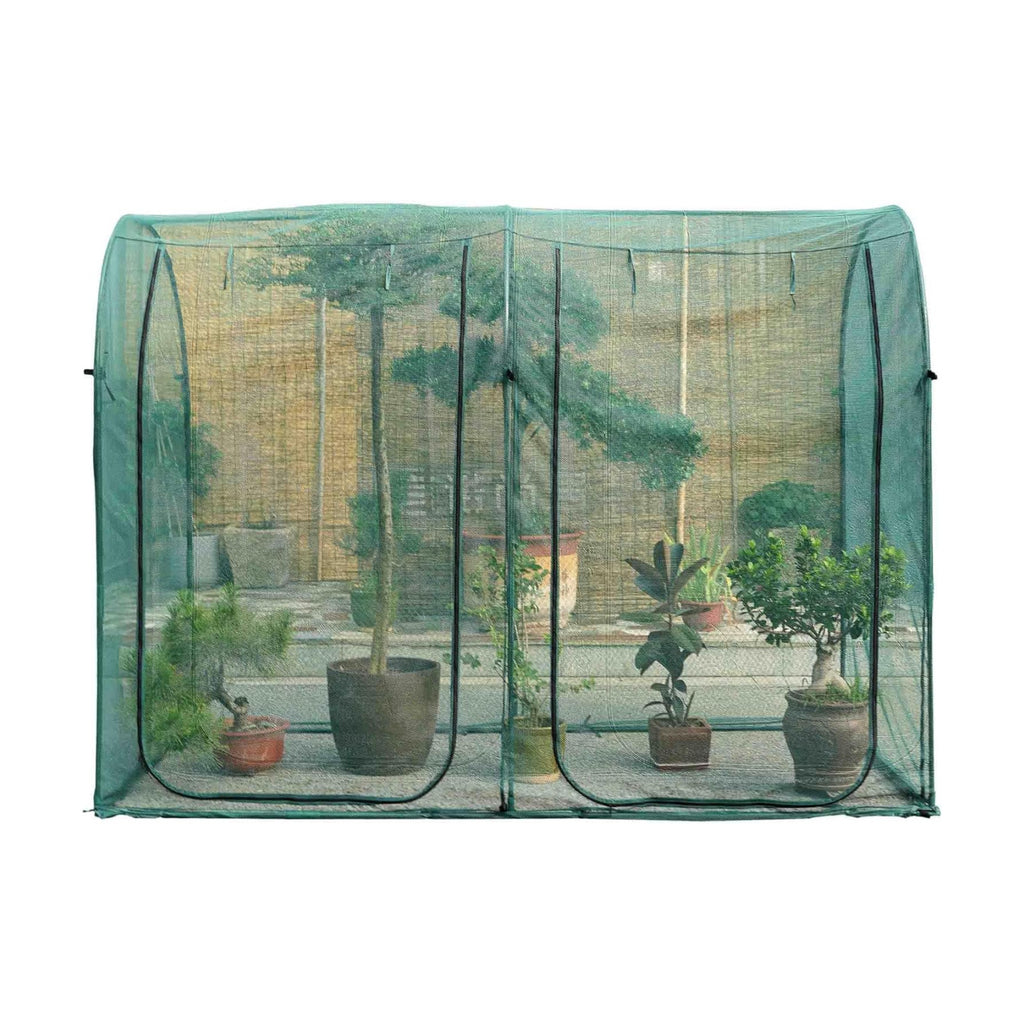 Poray Large Tunnel 8.2'x4' Plant Netting Cover, 6FT Tall Crop Cage Tomato Netting,Pest Guard Cover for Vegetables
