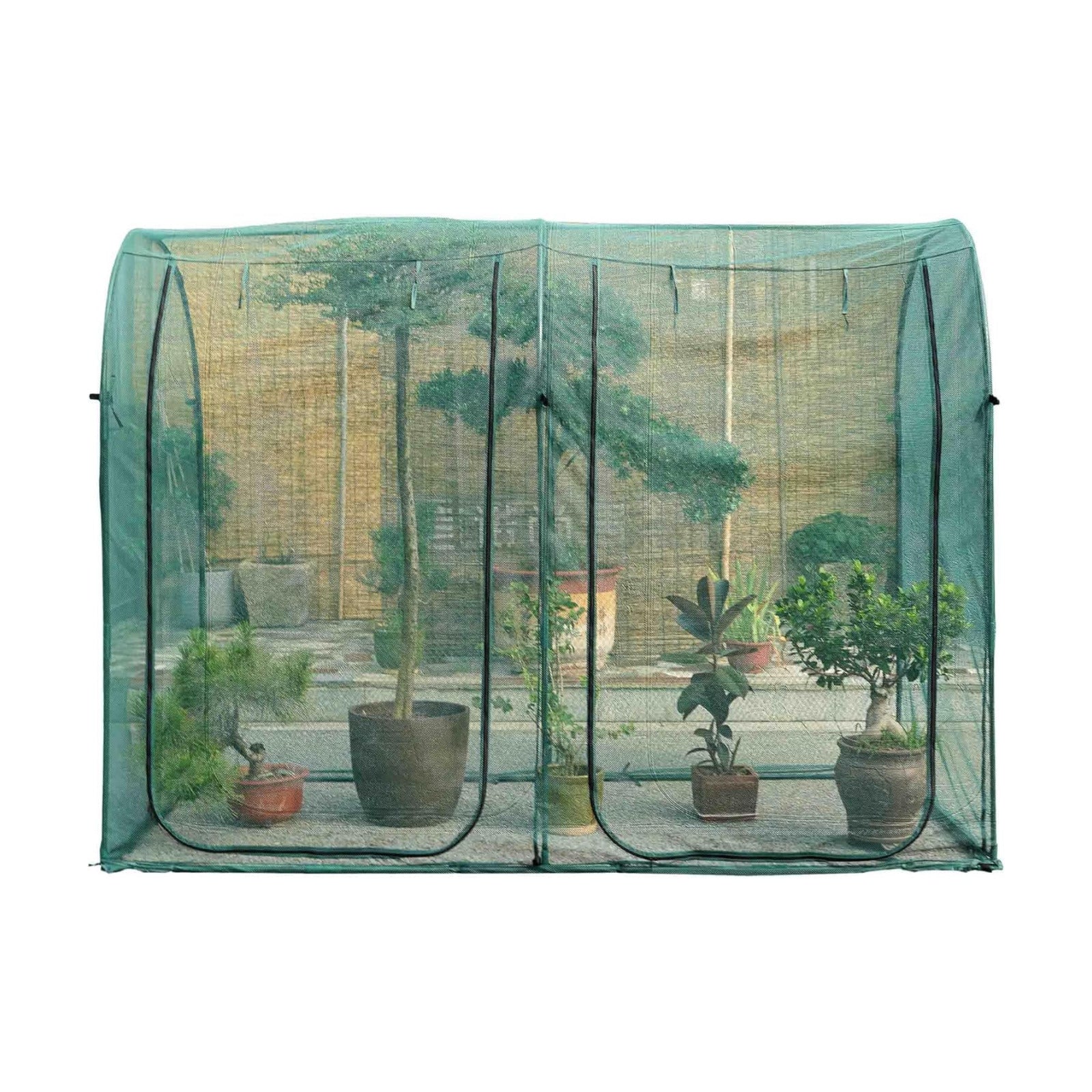 Poray Large Tunnel 8.2'x4' Plant Netting Cover, 6FT Tall Crop Cage Tomato Netting,Pest Guard Cover for Vegetables