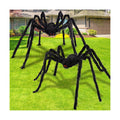 Halloween Giant Spider Decorations Outdoor: 6.6 Ft Scary Fake Spider Decor