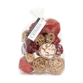 ANDALUCA Decorative Balls Orbs Bag (Red Gold)