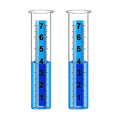 Rain Gauge Replacement Tube, Accurate Rain Gauges Outdoors Best Rated, 7" Capacity Rain Gauge Tube Replacement for Yard & Garden, Water Gauge for Rain (Large Scale Tube)