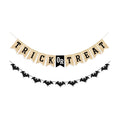Uniwish Trick or Treat Banner Garland Halloween Decorations for Mantel