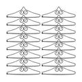 Therwen 16 Pack Garden Flag Hanger Garden Banner Holder Wall Stand Hanging Banner Hanger Yard Flag Holder for Outdoor