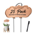 Metal Plant Labels,Tall Outdoor Garden Markers for Flower, Fruit and Vegetable, 304 Stainless Steel Weatherproof Signs