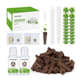 166PCS Hydroponic Pods Herb Kit: Grow Anything Kit With 600ml A&B Plant Food, 40 Grow Sponges, 40 Baskets, 40 Domes, 40