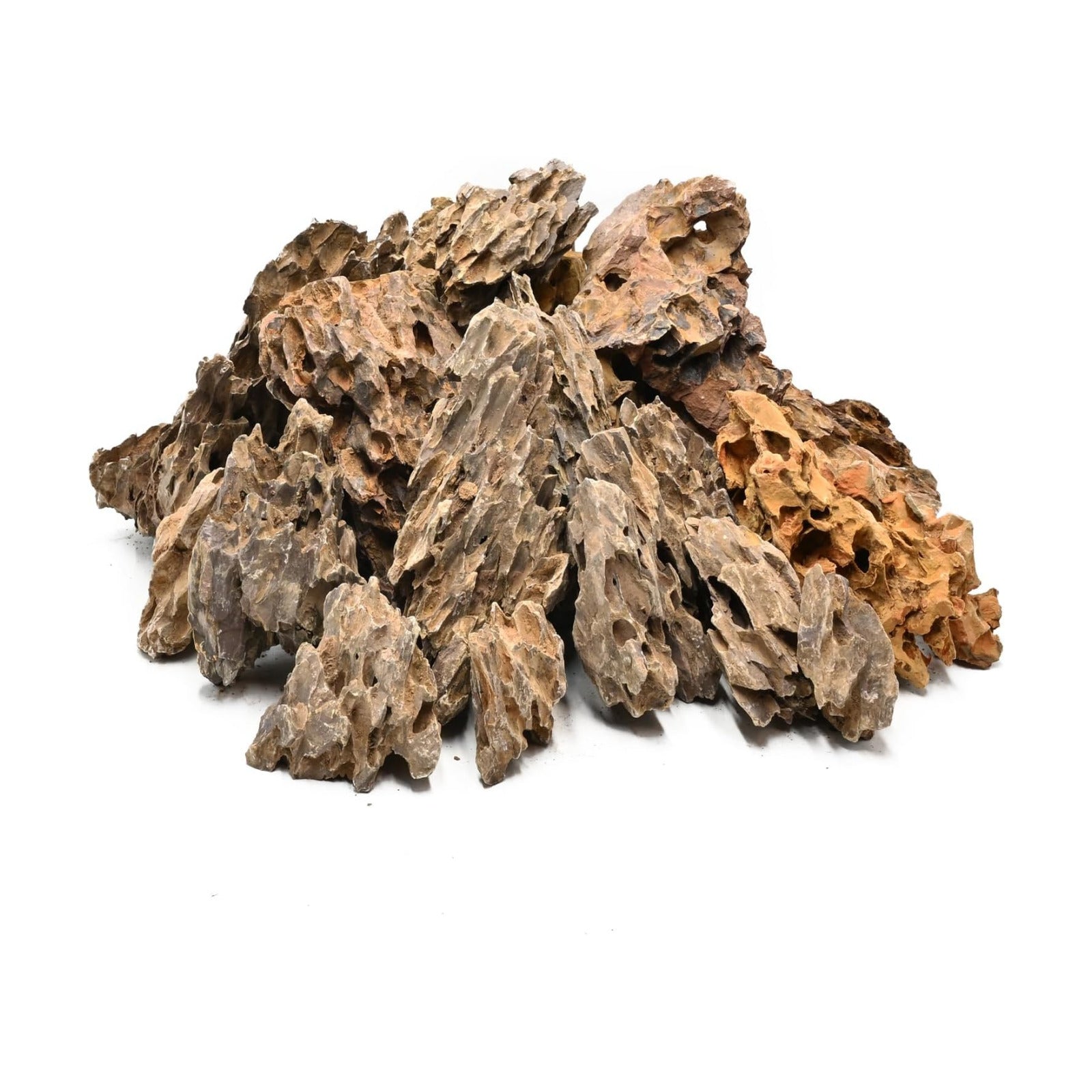 Natural Stone 10lb Fish Tank Rock for Aquarium Landscaping Models Fish Tank Decoration,Freshwater Planted Aquariums and