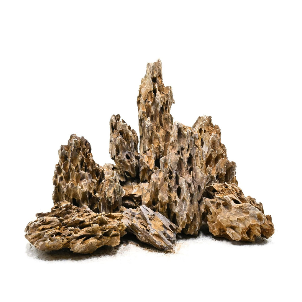Natural Stone 20lb Aquarium Rocks for Aquarium Landscaping Models and PH Neutral Rocks Aquascaping Stones for