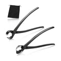 SPEEDWOX Bonsai Branch Tool Kit - Concave & Spherical Knob Cutters - Black, Modern Style - Ambidextrous, Stainless