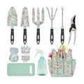 Carsolt 11Pcs Floral Gardening Tools Set, for Women Mom | Non-Slip Rubber Handle, Rust Resistant & Heavy Duty Stainless
