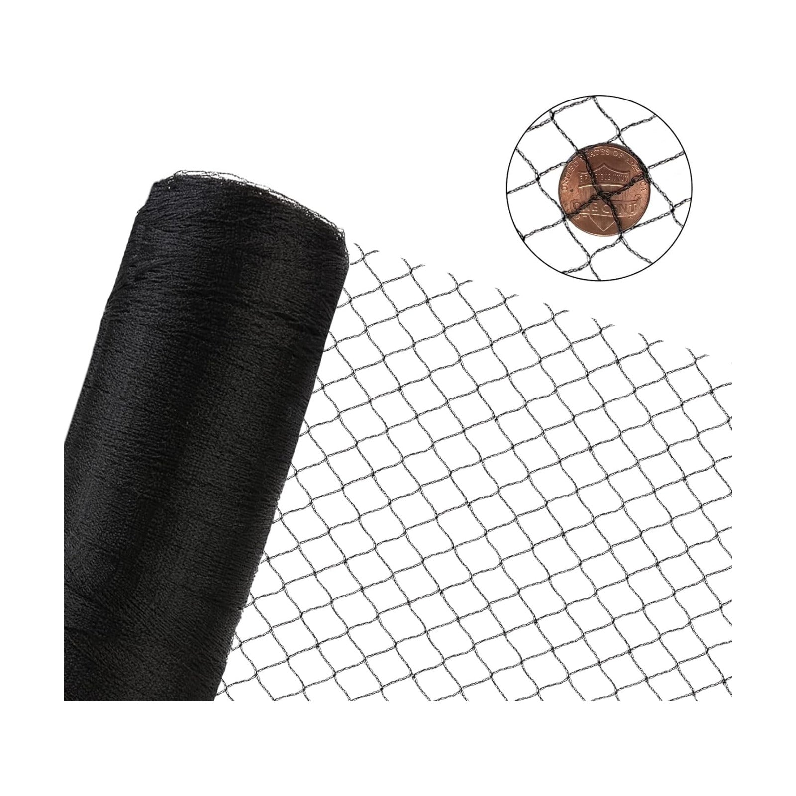 30x30 FT Bird Netting, 1/2" Mesh, Heavy Duty Garden Netting | Strong Woven Netting for Garden Protection, Plants, Fruit