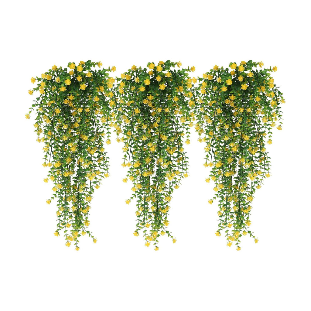 RECUTMS Outdoor Fake Hanging Plants,Draping Plant Vine,Faux Eucalyptus Leaf