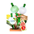 3pc 16oz Plant Watering Globes for Indoor Plants Self Watering Plant Insert | Premium XL Glass Hand-Blown Globe with