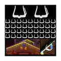 200 Pcs Christmas Light Clips Outdoor 1"-1 5/8" for Roof Gutters