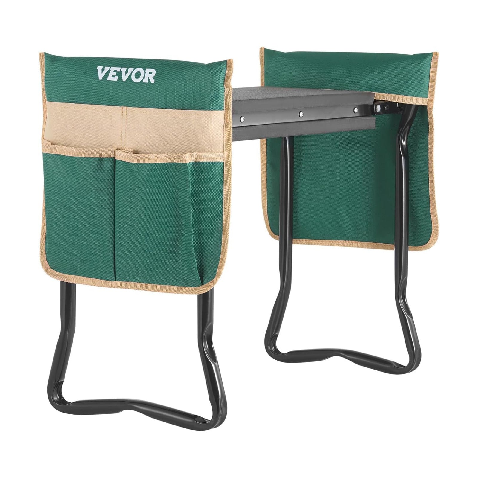 VEVOR Garden Kneeler and Seat, 330 lbs Load Capacity, 8" EVA Wide Pad, Foldable Garden Stool, Kneeling Bench for