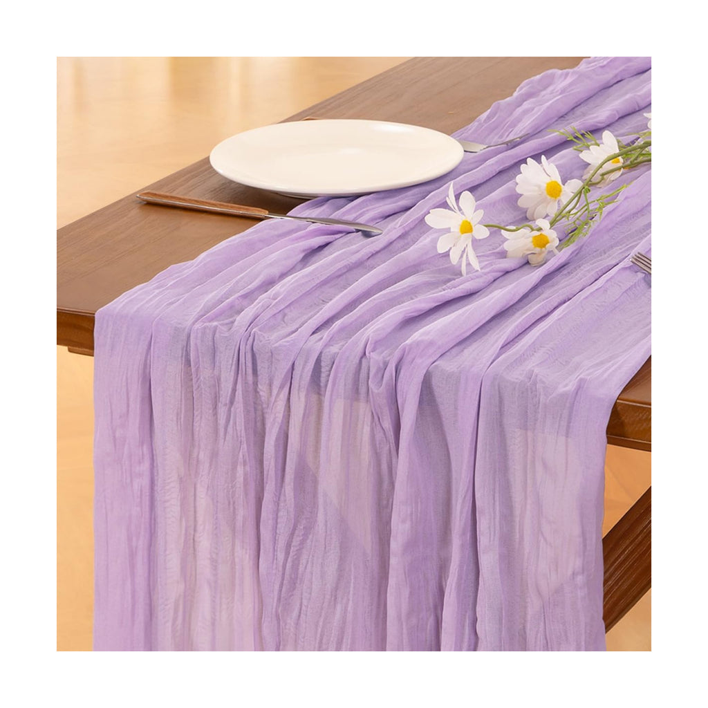 Cheesecloth Table Runner Fall Boho Wedding Birthday Party Home Decor