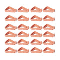 24pcs Plant Pot Feet, Invisible Flower Pot Risers, Pot Lifters Support, Triangle Feet Lifter, Terra Cotta Pot Toes for Indoor Outdoor Planters & Gardening Plant Container (Orange)