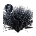 RECUTMS Black and White Plants Halloween Faux Bush Artificial Onion Grass