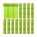 Qualirey 12 Rolls Fly Traps 157ft Fluorescent Green Hanging Sticky | Adhesive Fly Paper for Outdoor Indoor, Catches