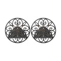Liberty Garden Products 670 Wall Mounted Decorative Hose Butler, Holds 125-Feet of, Black (Pack of 2)